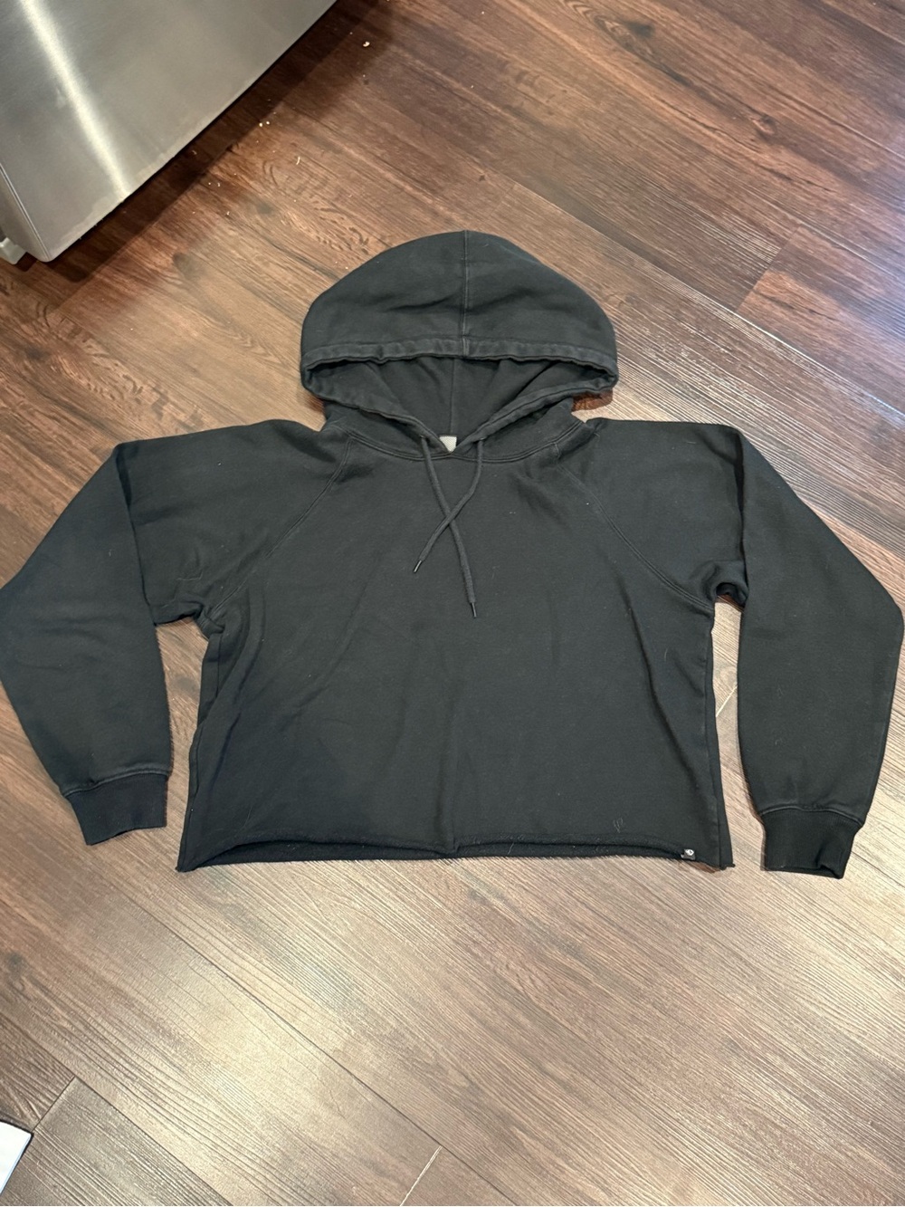 Volcom Girls Black Hoodie & White Lace Pullover Set - Picture 5 of 7